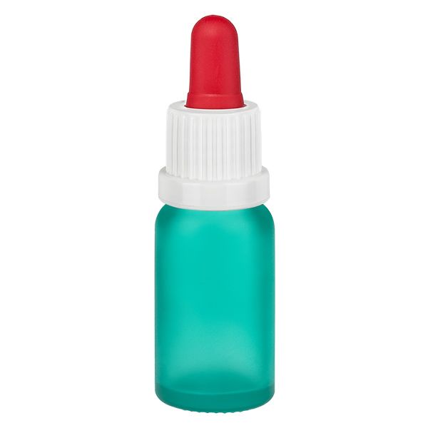 10ml Pipettenflasche weiß/rot Originalitätsverschluss GreenL. UT18/10