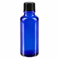 Apothekerflasche blau 30ml aus hochwertigem Glas ideal für ätherische Öle