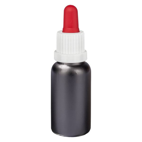 20ml Pipettenflasche weiß/rot Originalitätsverschluss BlackLine UT18/20