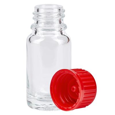 10ml Flasche 11mm Schraubverschluss rot Standard ClearLine UT18/10