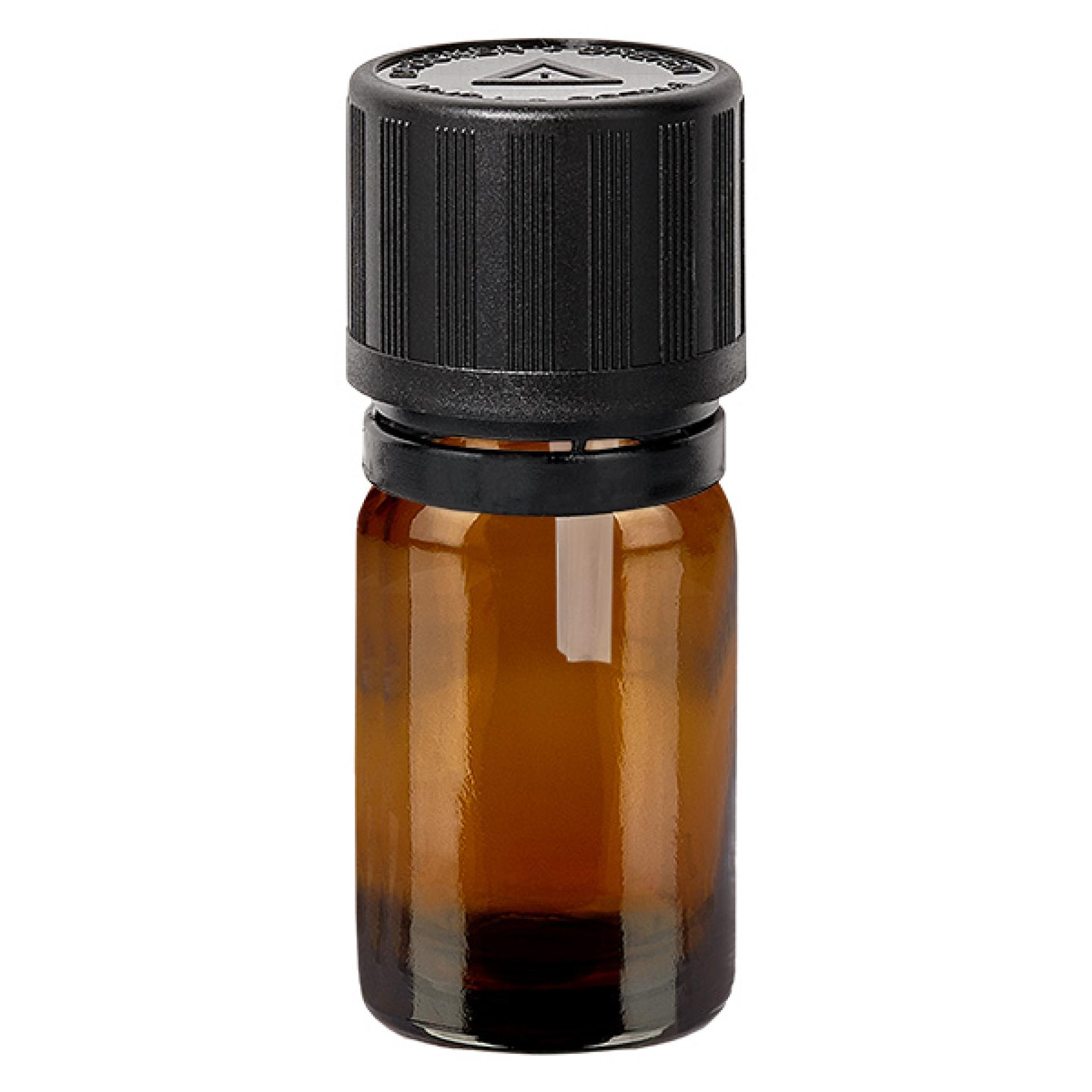 5ml Tropfflasche 1mm schwarz Originalitätsverschluss Kindersicherung Blindenw...