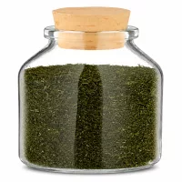 Luftdichtes Kräuterglas 100ml mit Korkstopfen für Tee Gewürze und Kräuter